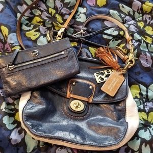 Coach crossbody with wristlet